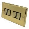 Classical Polished Brass Light Switch - 1