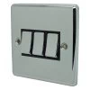Classical Polished Chrome Light Switch - 2