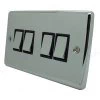 Classical Polished Chrome Light Switch - 4