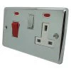 More information on the Classical Polished Chrome Classical Cooker Control (45 Amp Double Pole Switch and 13 Amp Socket)