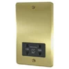 More information on the Classical Satin Brass Classical Shaver Socket