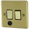 Classical Satin Brass Switched Fused Spur - 1