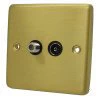 More information on the Classical Satin Brass Classical TV and SKY Socket