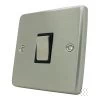 Classical Satin Stainless Intermediate Light Switch - 1