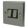 Classical Satin Stainless Light Switch - 1