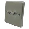 Classical Satin Stainless Toggle (Dolly) Switch - 1