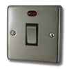 Classical Satin Stainless 20 Amp Switch - 2