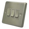 Classical Satin Stainless Light Switch - 2