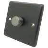 1 Gang 250W 2 Way LED Dimmer (Min Load 5W, Max Load 250W) Classical Dark Pewter LED Dimmer