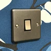Classical Dark Pewter Intermediate Light Switch - 1