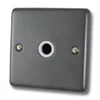 Classical Dark Pewter Flex Outlet Plate - 1