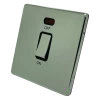20 Amp Double Pole Switch : White Trim Contemporary Screwless Polished Chrome 20 Amp Switch