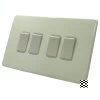 4 Gang 10 Amp 2 Way Light Switches