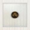1 Gang Retractive Push Button Switch Crystal Clear (Bronze) Retractive Switch