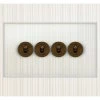 4 Gang 20 Amp 2 Way Toggle Light Switches Crystal Clear (Bronze) Toggle (Dolly) Switch