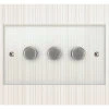 Crystal Clear (Satin Chrome) Intelligent LED Dimmer - 1