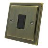 More information on the Art Deco Classic Antique Brass Art Deco Classic Unswitched Fused Spur