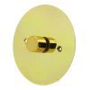 More information on the Disc Polished Brass Disc Push Light Switch