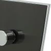 Dorchester Black Nickel Chrome Trim Push Light Switch - 3