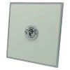 More information on the Dorchester White | Polished Chrome Trim Dorchester Intermediate Toggle (Dolly) Switch