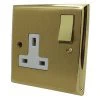 More information on the Duo Premier Plus Satin Brass (Cast) Duo Premier Plus Switched Plug Socket