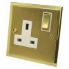 More information on the Duo Premier Satin Brass Duo Premier Switched Plug Socket