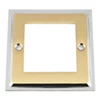 Duo Satin Brass / Polished Chrome Edge Modular Plate - 1