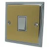More information on the Duo Satin Brass / Polished Chrome Edge Duo Light Switch
