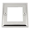 Single 2 Module Plate - the Single Module Plate will accept up to 2 Modules