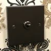 Edwardian Classic Bronze Intermediate Toggle Switch and Toggle Switch Combination - 1