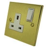 More information on the Edwardian Classic Polished Brass Edwardian Classic Switched Plug Socket
