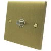 More information on the Edwardian Classic Satin Brass Edwardian Classic Satellite Socket (F Connector)