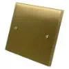 More information on the Edwardian Classic Satin Brass Edwardian Classic Blank Plate