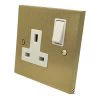 More information on the Edwardian Classic Satin Brass Edwardian Classic Switched Plug Socket