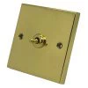 More information on the Edwardian Classic Polished Brass Edwardian Classic Toggle (Dolly) Switch