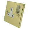 More information on the Edwardian Elite Polished Brass Edwardian Elite Switched Plug Socket