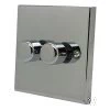 More information on the Edwardian Classic Polished Chrome Edwardian Classic LED Dimmer and Push Light Switch Combination
