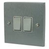 More information on the Edwardian Elite Satin Chrome Edwardian Elite Intermediate Switch and Light Switch Combination