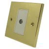 Edwardian Premier Plus Polished Brass (Cast) Time Lag Staircase Switch - 1