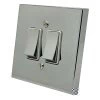 More information on the Edwardian Premier Plus Polished Chrome (Cast) Edwardian Premier Plus Intermediate Switch and Light Switch Combination