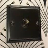 Elegance Bronze Noir Toggle (Dolly) Switch - 1