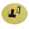 More information on the Ellipse Polished Brass Ellipse Switched Plug Socket