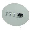 Ellipse Polished Chrome LED Dimmer and Push Light Switch Combination - 3