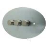Ellipse Satin Chrome LED Dimmer and Push Light Switch Combination - 1