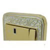 Emporio Ornate Gold / White Dimmer and Light Switch Combination - 1