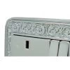 Emporio Ornate Silver Dimmer and Light Switch Combination - 1
