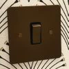 Executive Bronze Antique Light Switch - 1