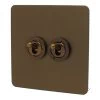 2 Gang Retractive Toggle Switch