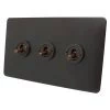 3 Gang Retractive Toggle Switch