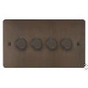 4 Gang 400W 2 Way Dimmer (Mains and Low Voltage)